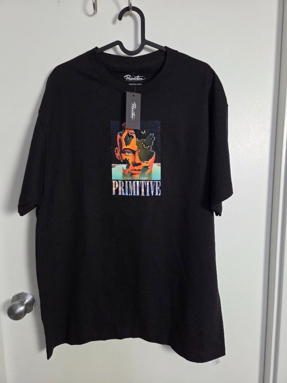 Primitive Skateboarding Graphic T-Shirt Black NWT